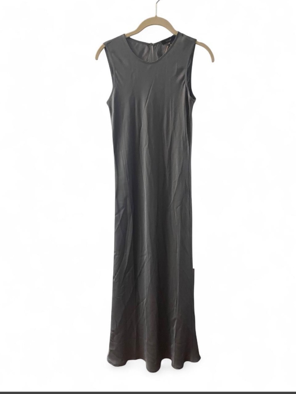 Quince Washable Stretch Silk Tank Midi Dress